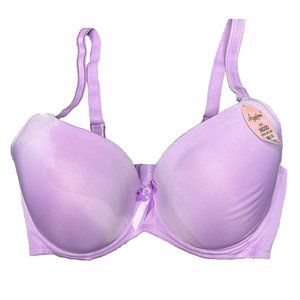 NWT 36DDD Angelina‎ Womens Purple Underwire Padded Convertible Full Coverage Bra